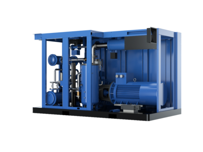 Land skid-mounted membrane nitrogen generation equipment